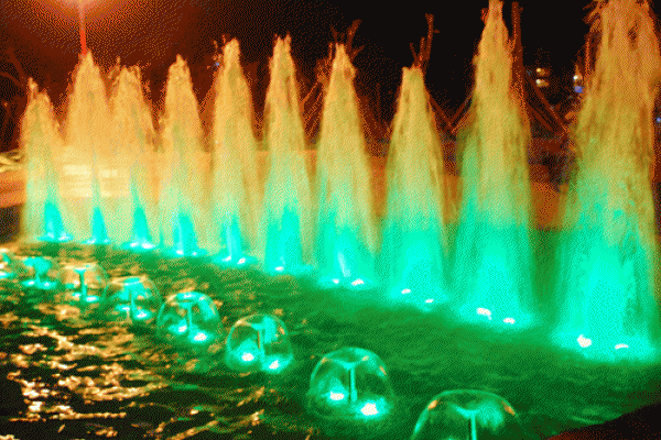 内江银都花园小区音乐喷泉